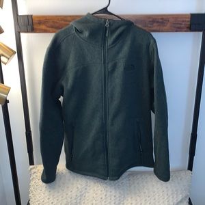 Hooded zip up North Face